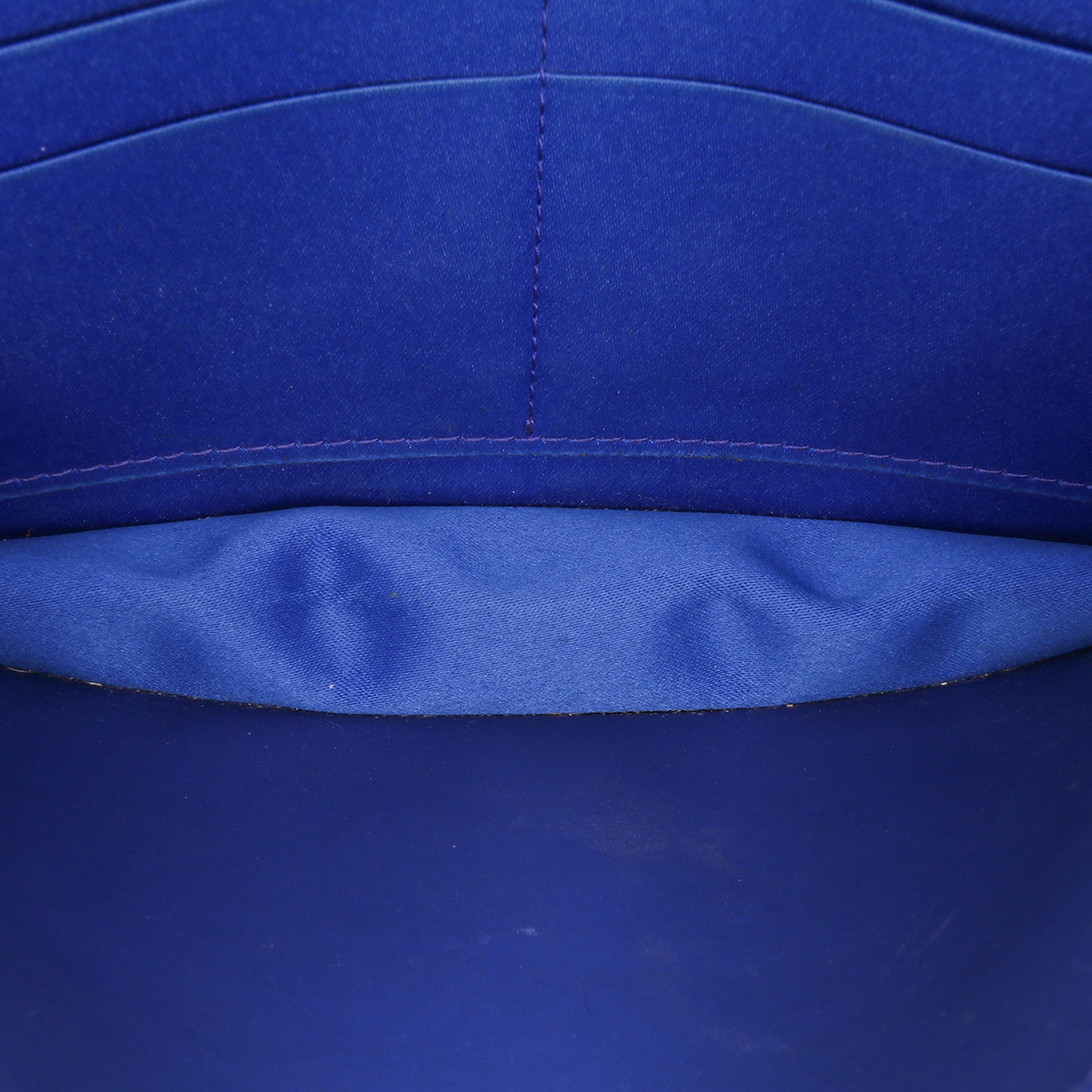 Chanel | Pre-Owned Caviar Bicolor CC Wallet On Chain | Blue/Aqua