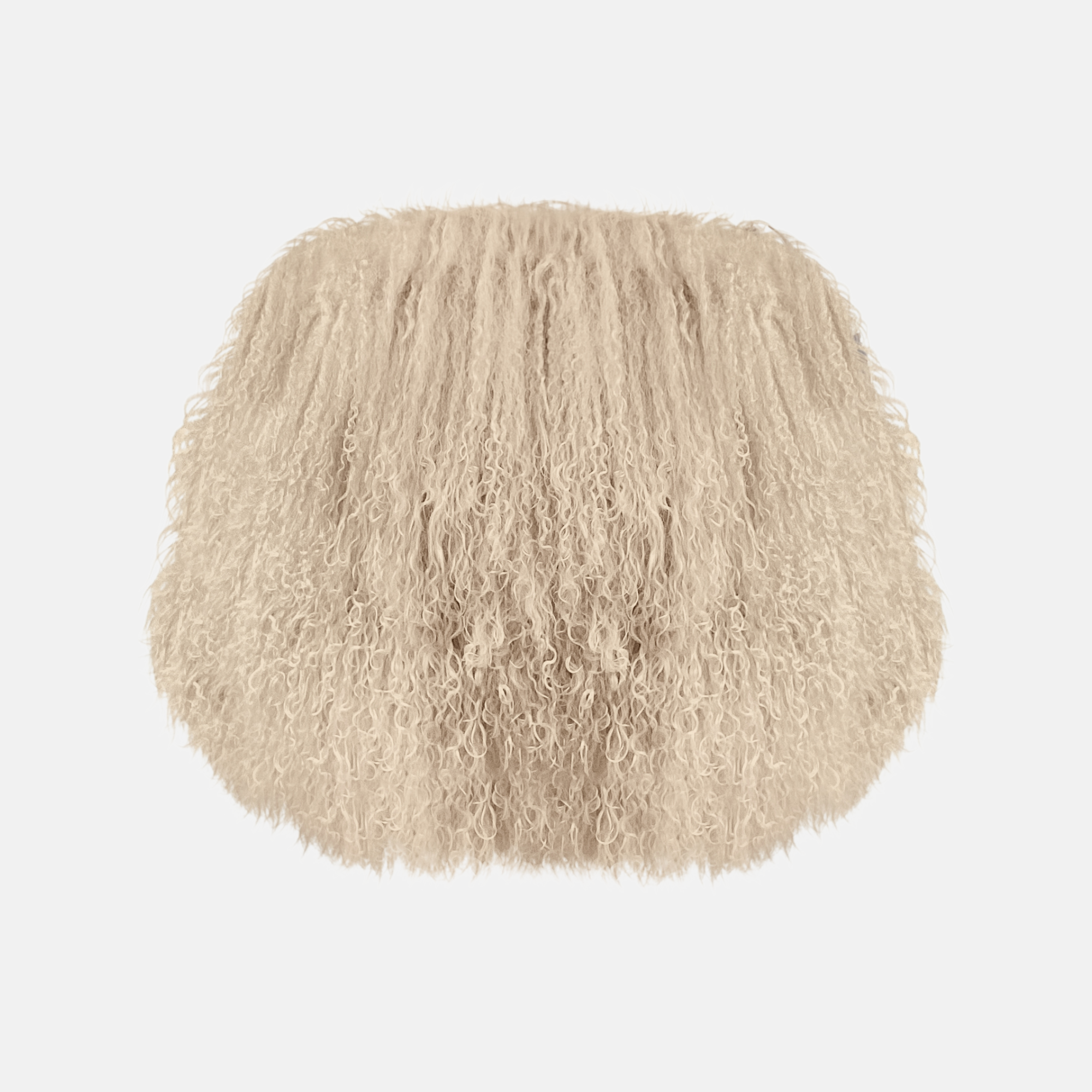 OW Collection THEA Fur Mini Skirt Skirt 196 - Light Tan