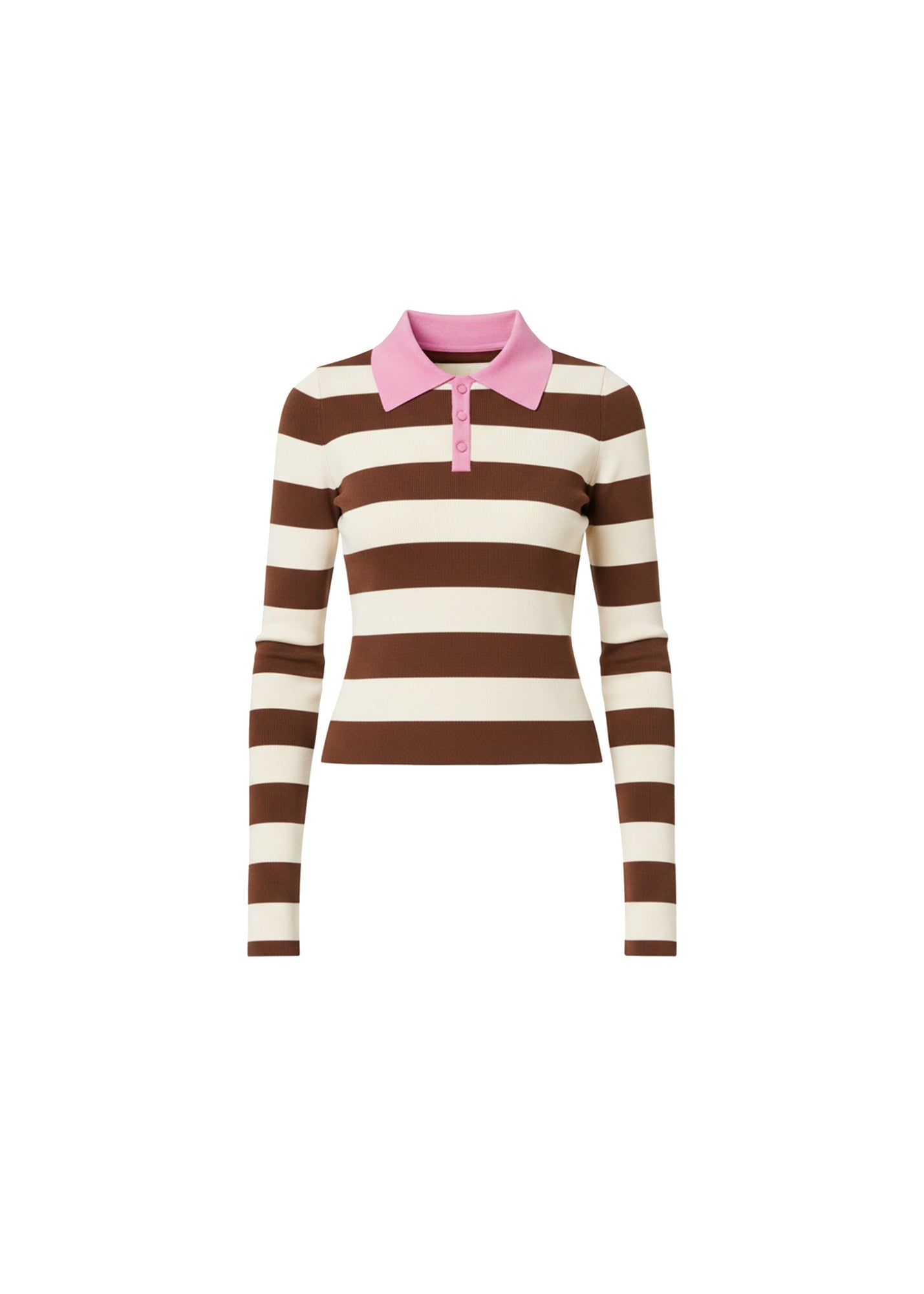 Debra Top Coconut / Bon Bon / Brule - Solid & Striped