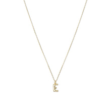 The Mini Bubble Letter Pendant Necklace | 18KT Gold Vermeil