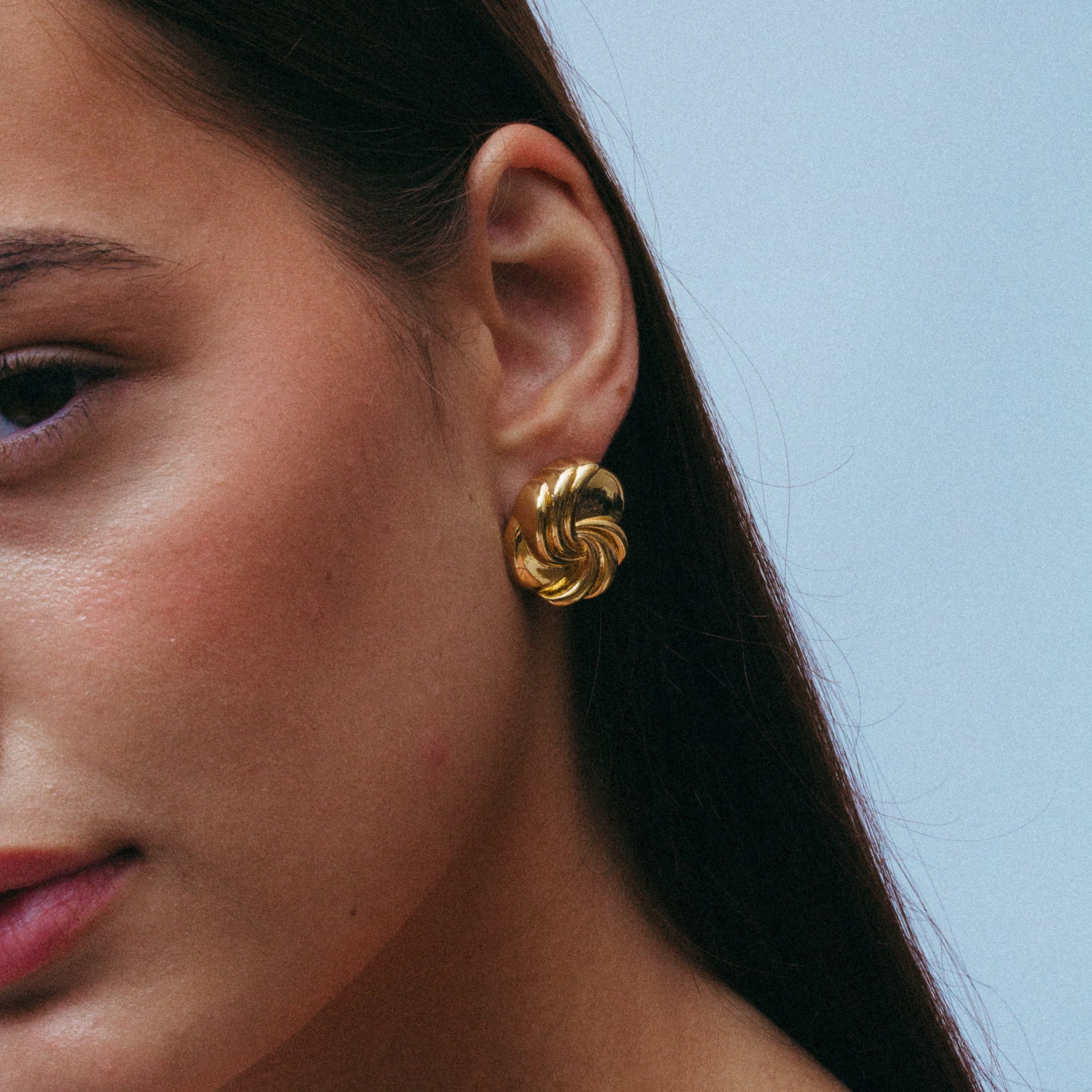 The Paraty Bold Heirloom Earrings | 18KT Gold Vermeil & Sterling Silver