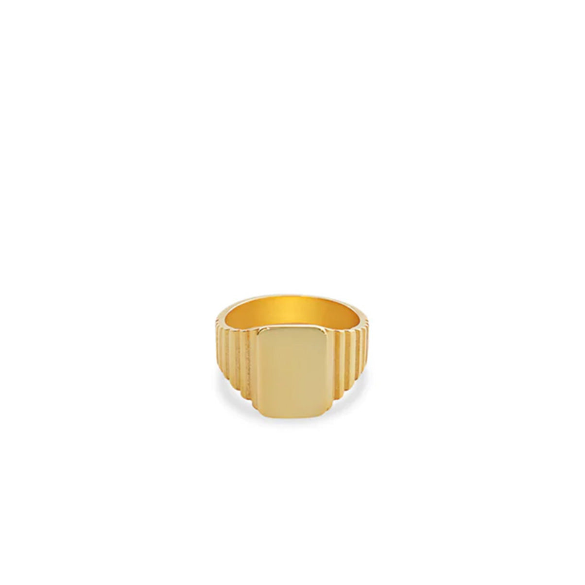 The Rouge Signet Ring | 18KT Gold Vermeil