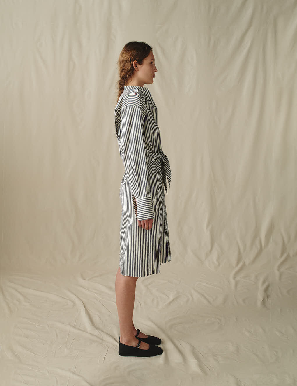 Womens | The Shirtdress in Sunwashed Stripe | Sunwashed Stripe