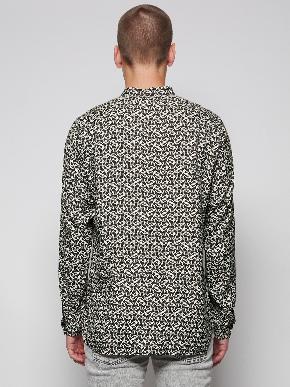 Men | Dundas | Regular Fit Deuce Shirt Monogram Print