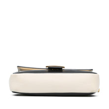 Fendi | Pre-Owned Bicolor Leather Chain Baguette | White