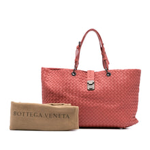 Bottega Veneta | Pre-Owned Medium Nappa Intrecciato Capri Tote | Red/Indian Red