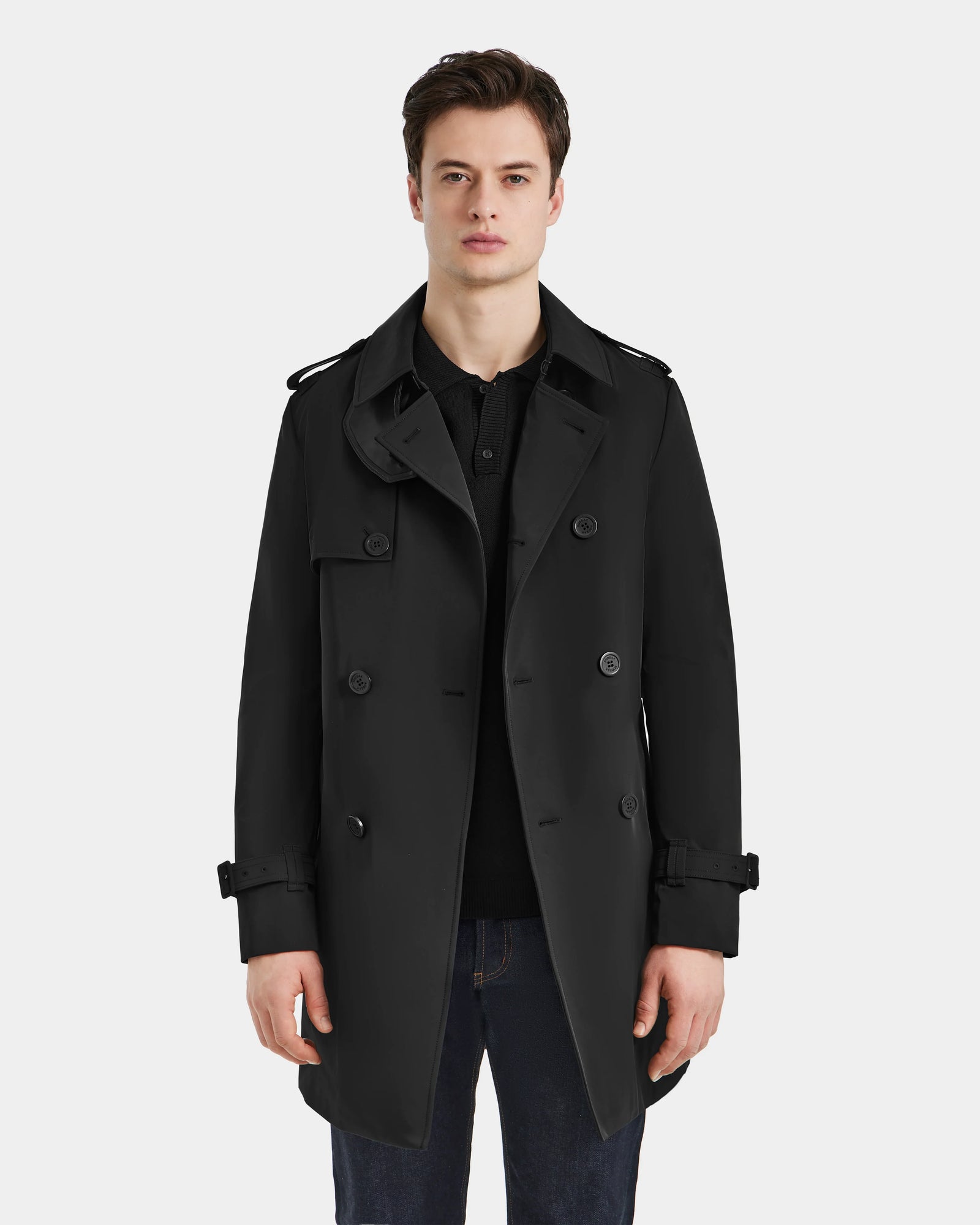 Men | TIM Trench Coat | Black