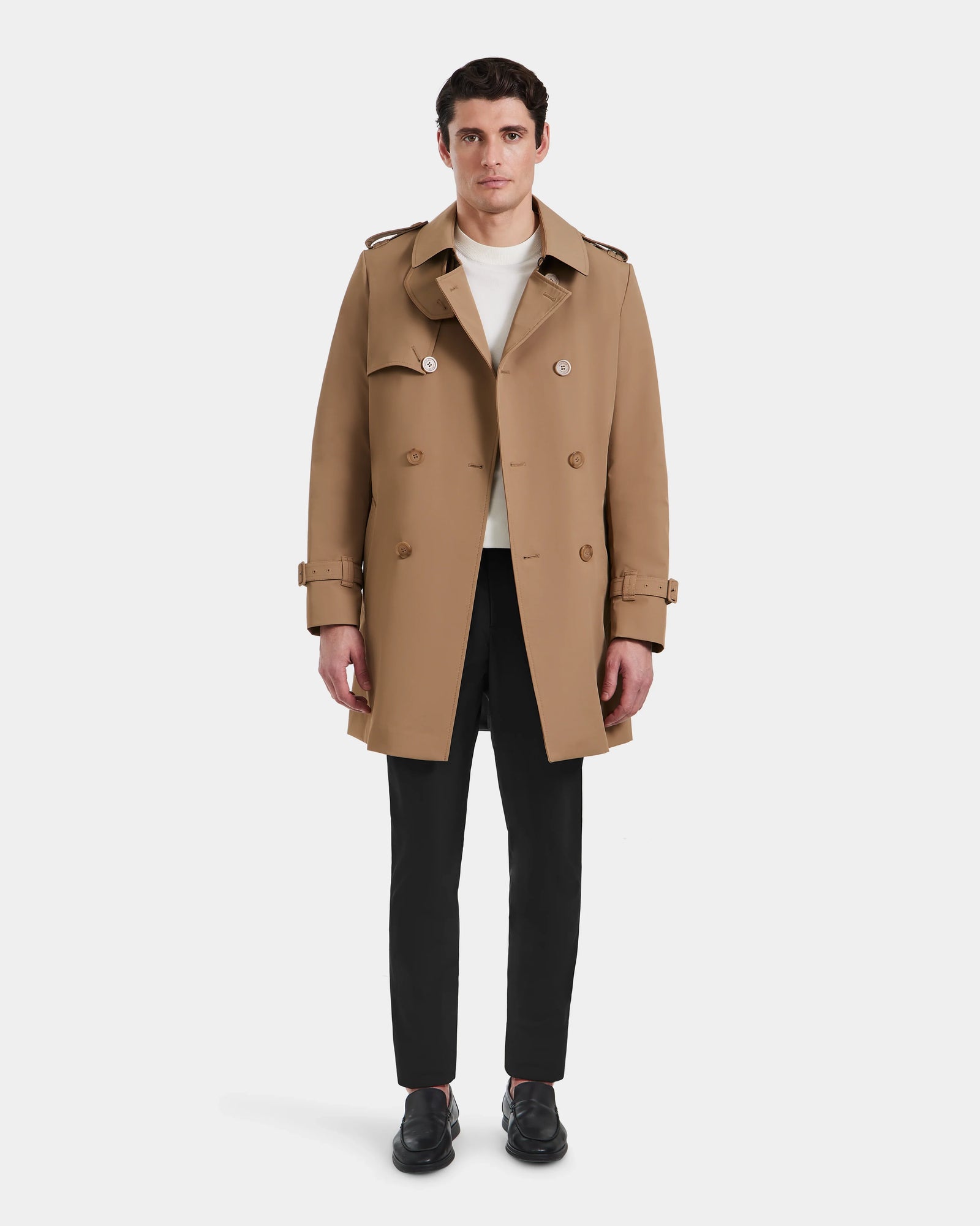 Men | TIM Trench Coat | Camel