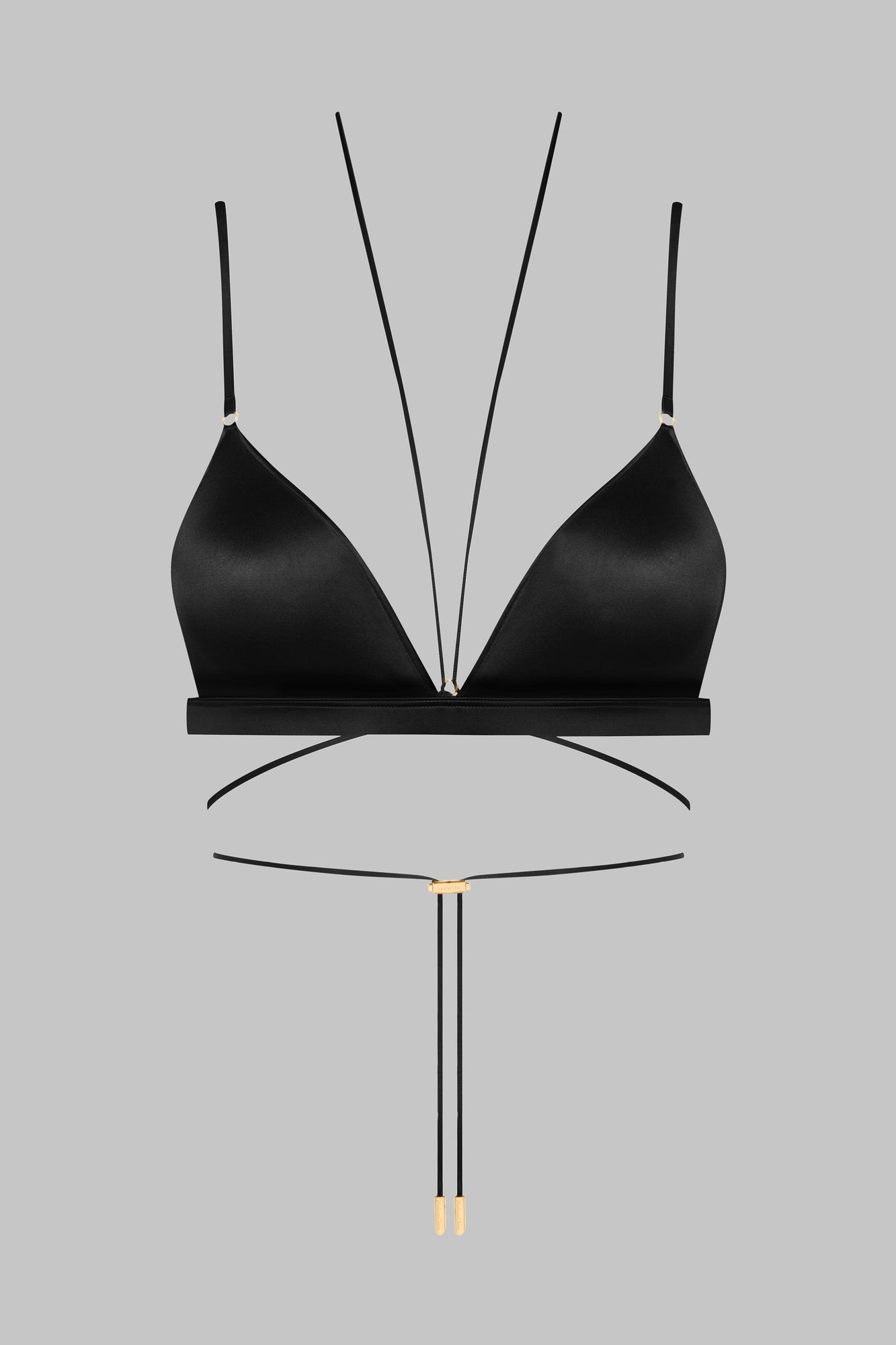 Triangle Bra - French Kiss | Black
