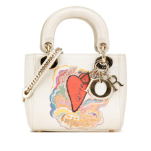 Dior | Pre-Owned Niki De Saint Phalle Mini Calfskin Dioramour Lady (Printed) - I | White