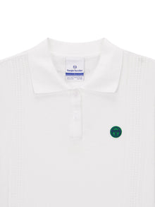 Women | Preppy Knit Polo | Off White