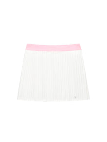 Women | Essential Woven Pleats Skirt | Off White