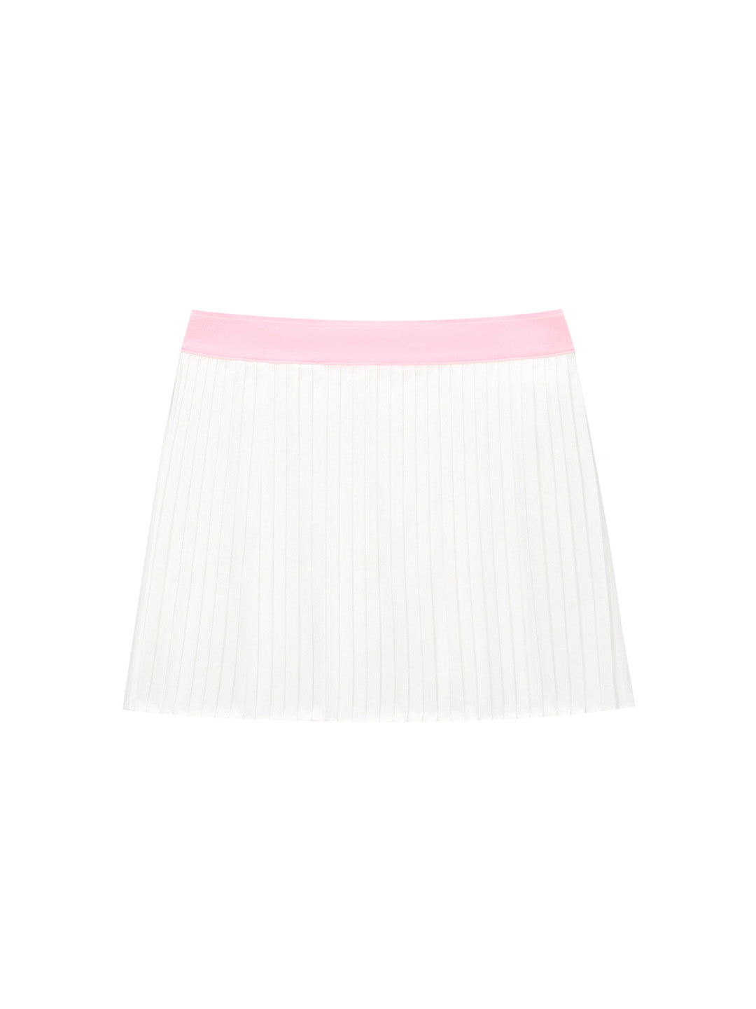 Women | Essential Woven Pleats Skirt | Off White