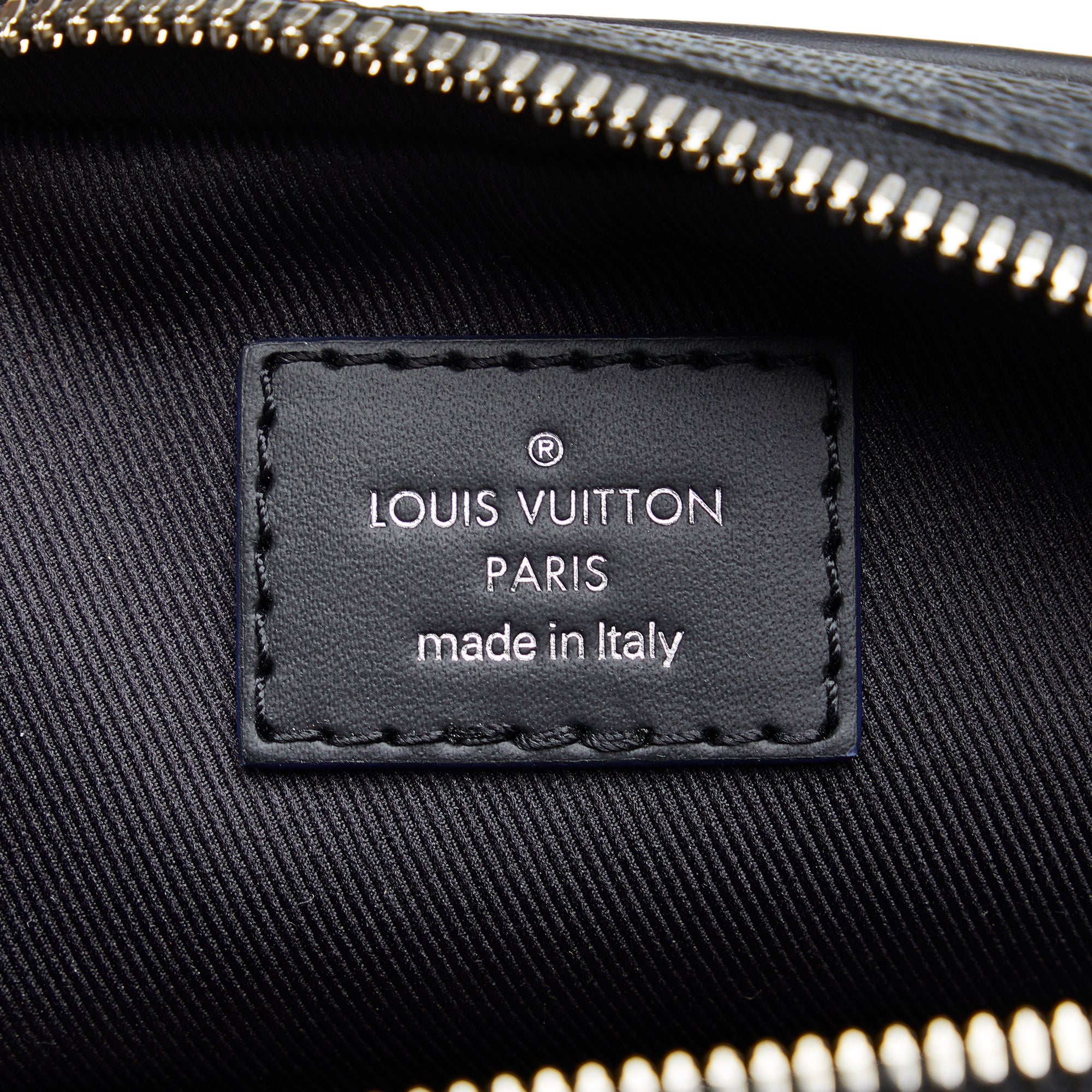 Louis Vuitton | Pre-Owned Damier Graphite Renaissance Map Danube Slim PM - II | Black