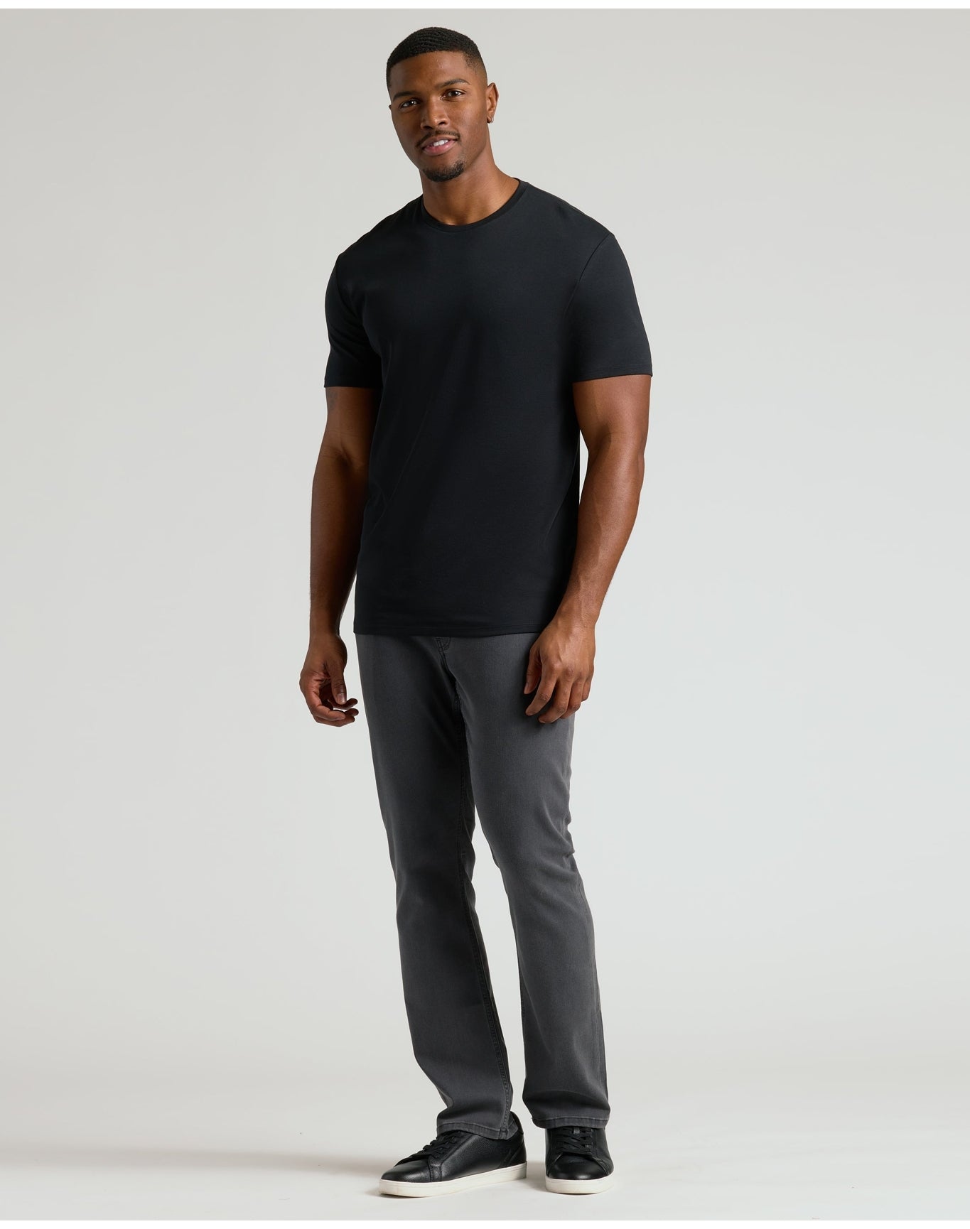 Tall Premium Pima Crew Neck | Black