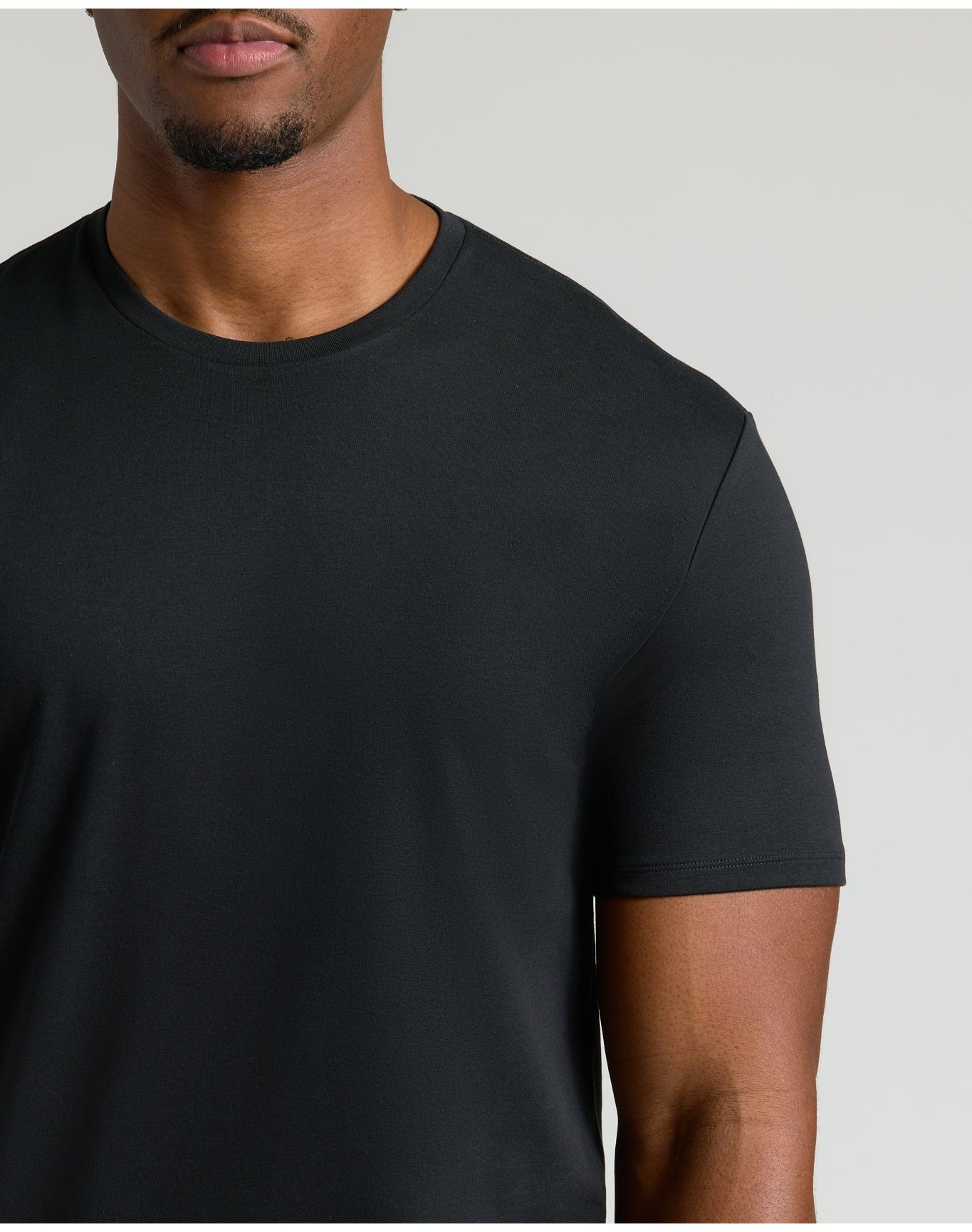 Tall Premium Pima Crew Neck | Black