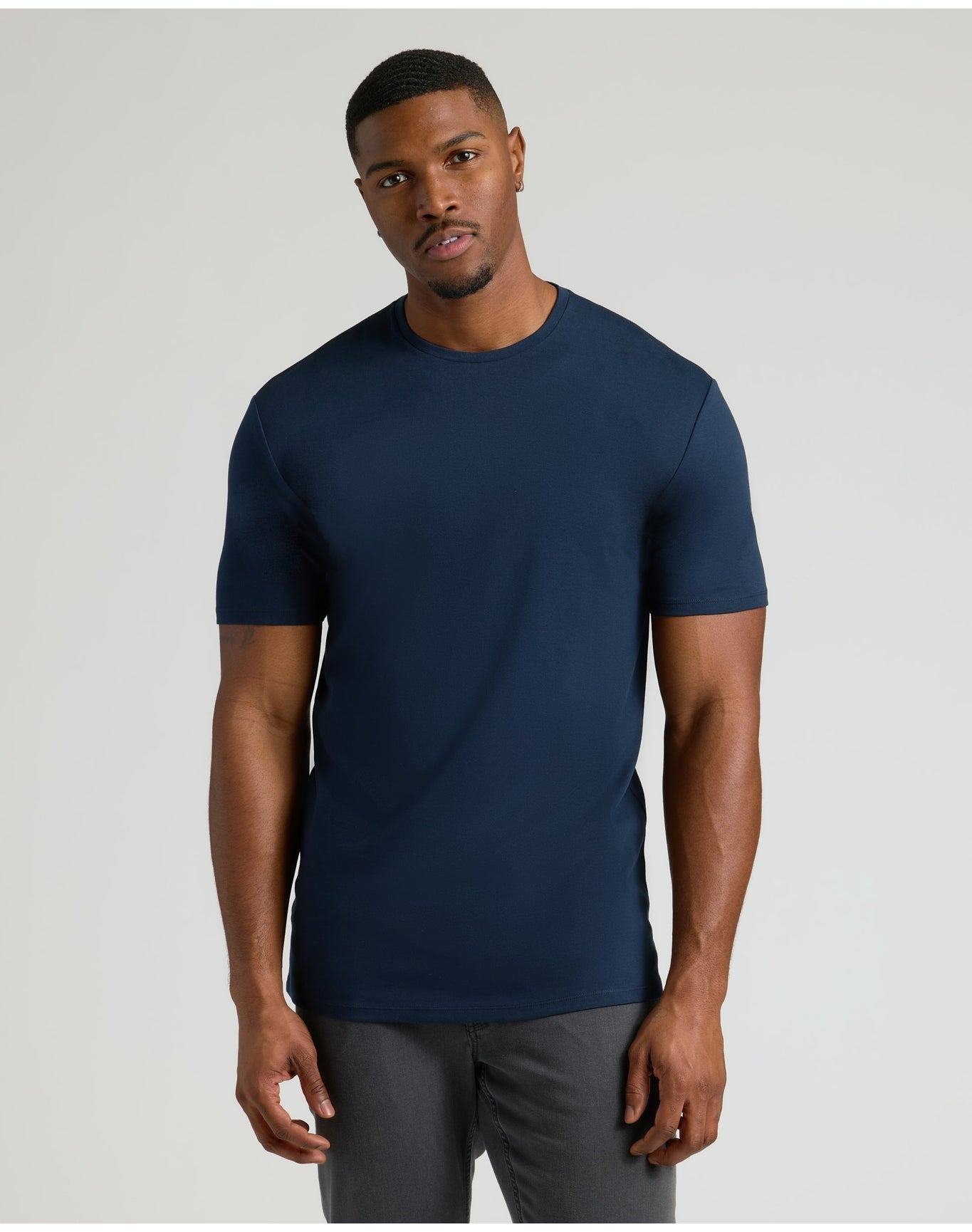 Tall Premium Pima Crew Neck | Navy