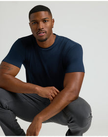 Tall Premium Pima Crew Neck | Navy