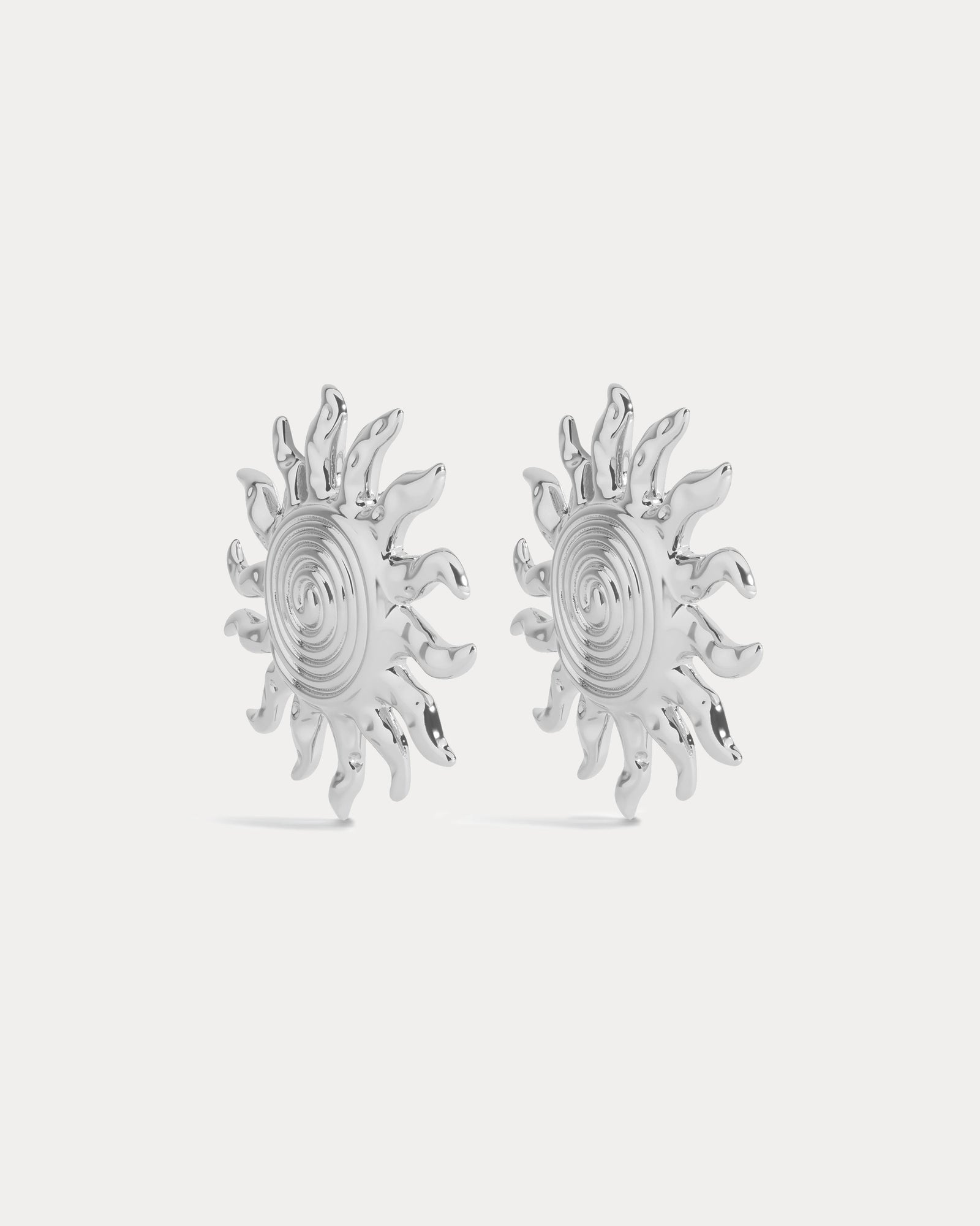 The Ibiza Sun Earrings | Silver
