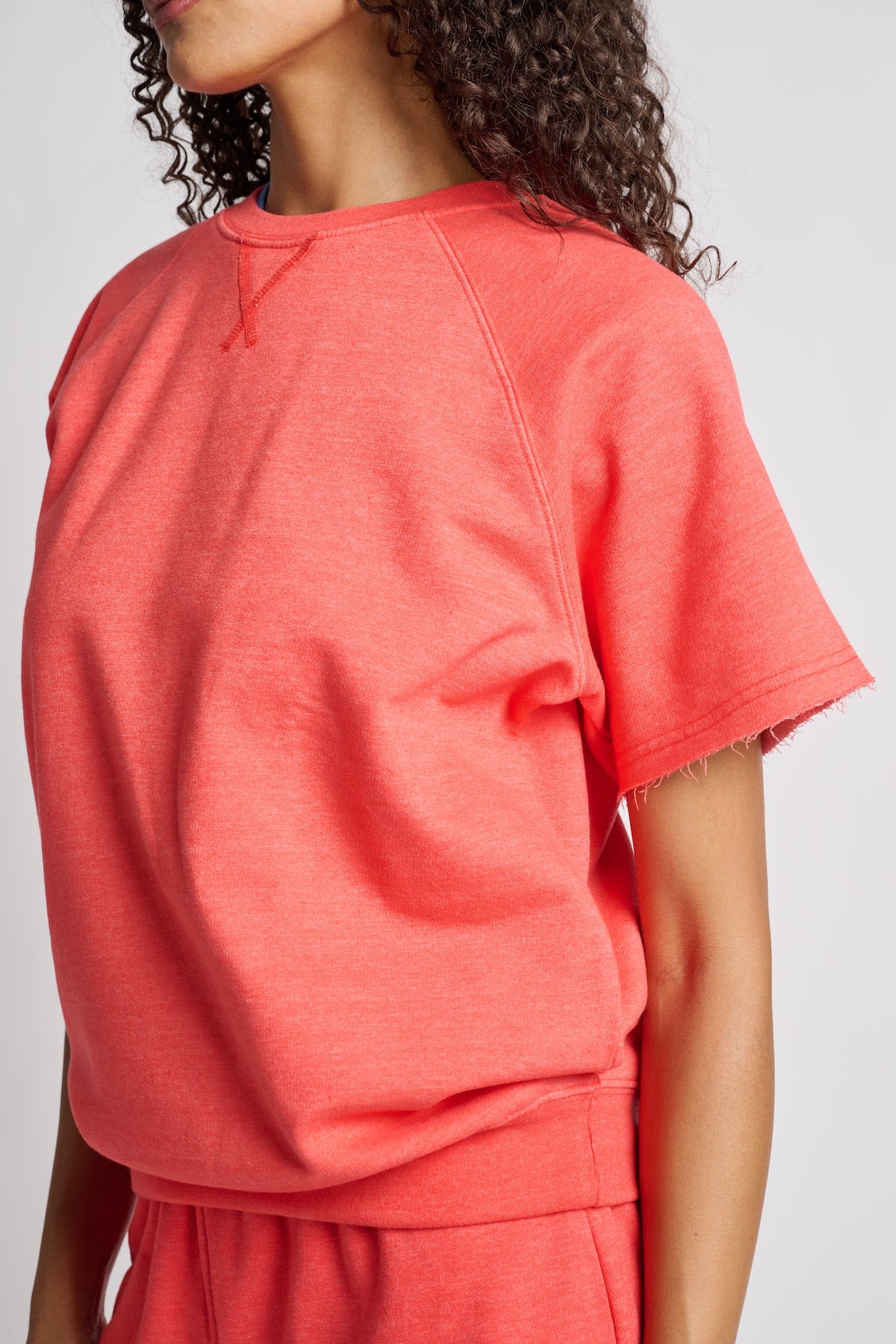 Year of Ours | The Pe Sweat Tee | Cherry