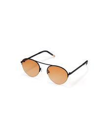 The Round | Black | Orange Lenses