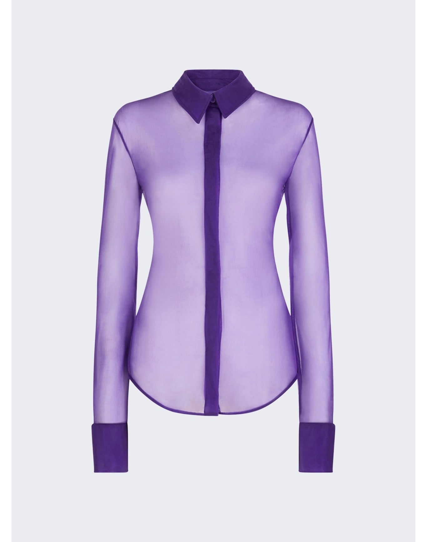 The Attico | Women | Elton Shirt | Purple