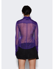 The Attico | Women | Elton Shirt | Purple