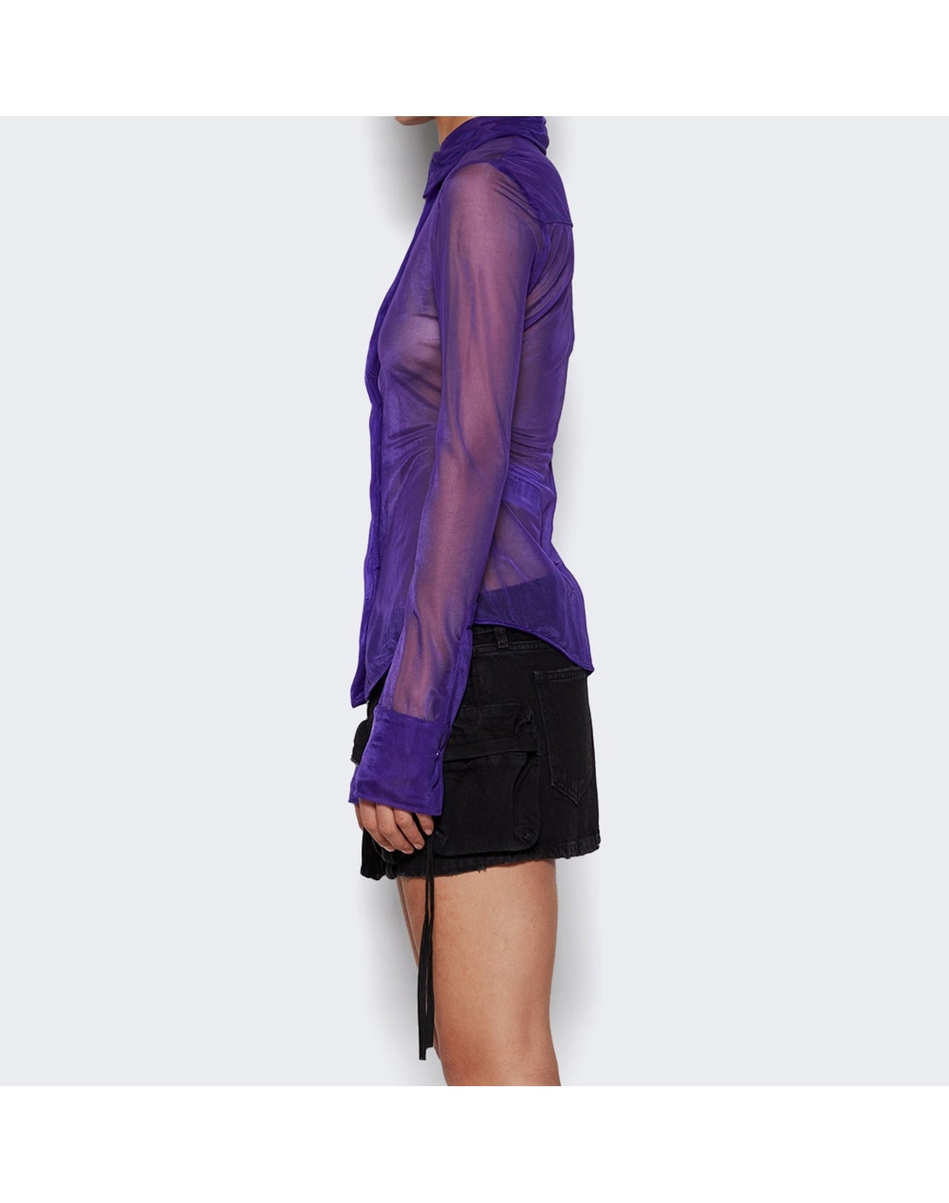 The Attico | Women | Elton Shirt | Purple