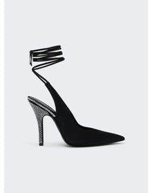 The Attico | Women | Venus Slingback Sandal 105mm | Black