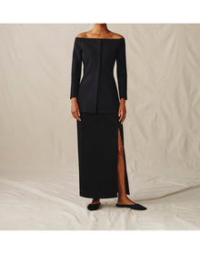 The Column Skirt | Black