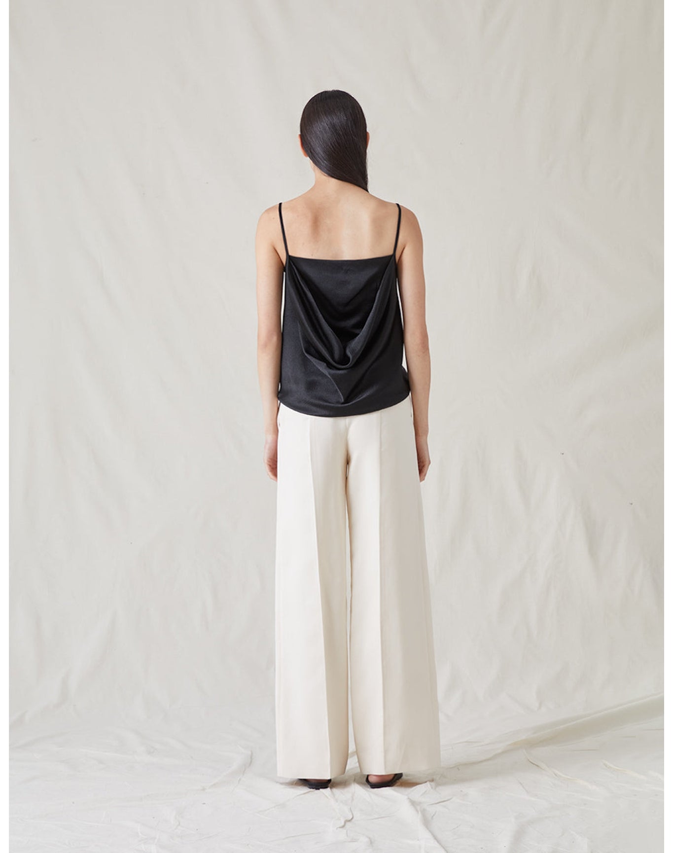 The Cowl Back Top | Black