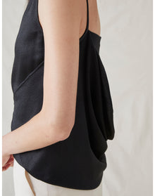 The Cowl Back Top | Black