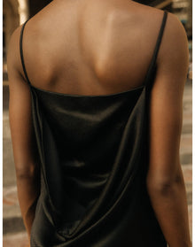 The Cowl Back Top | Black