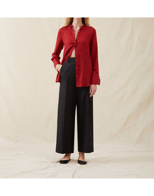 The Everyday Shirt in Silk Cashmere | Pimento