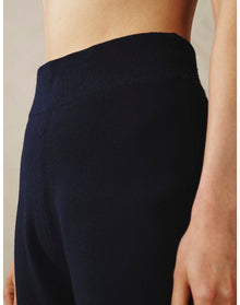 The High-Waisted Knit Pant | Midnight