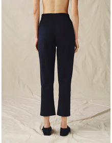 The High-Waisted Knit Pant | Midnight