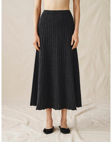 The Knit Skirt | Anthracite