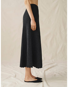 The Knit Skirt | Anthracite