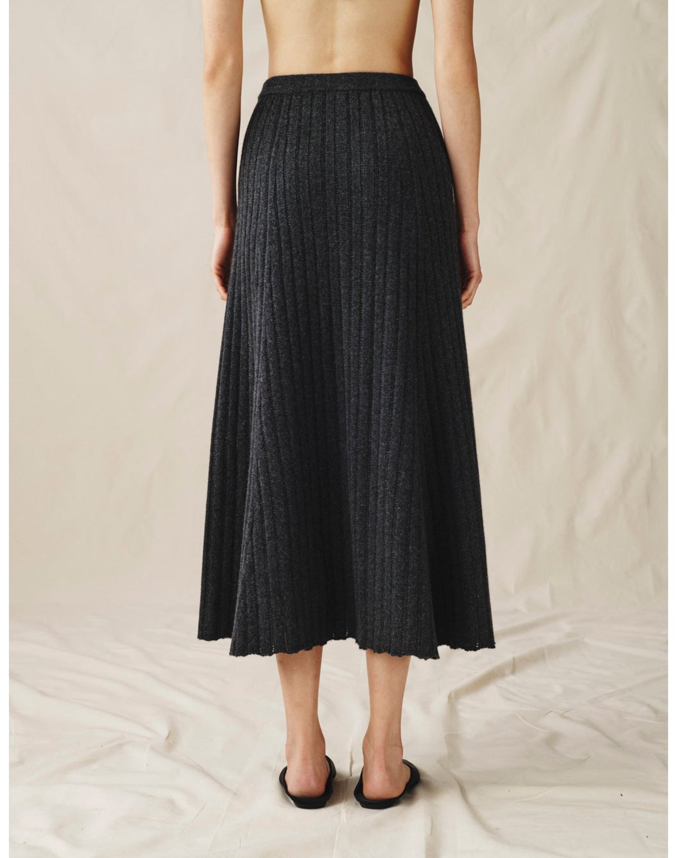 The Knit Skirt | Anthracite