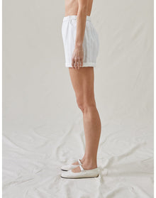 The Rolled Shorts in Jacquard | Ivory