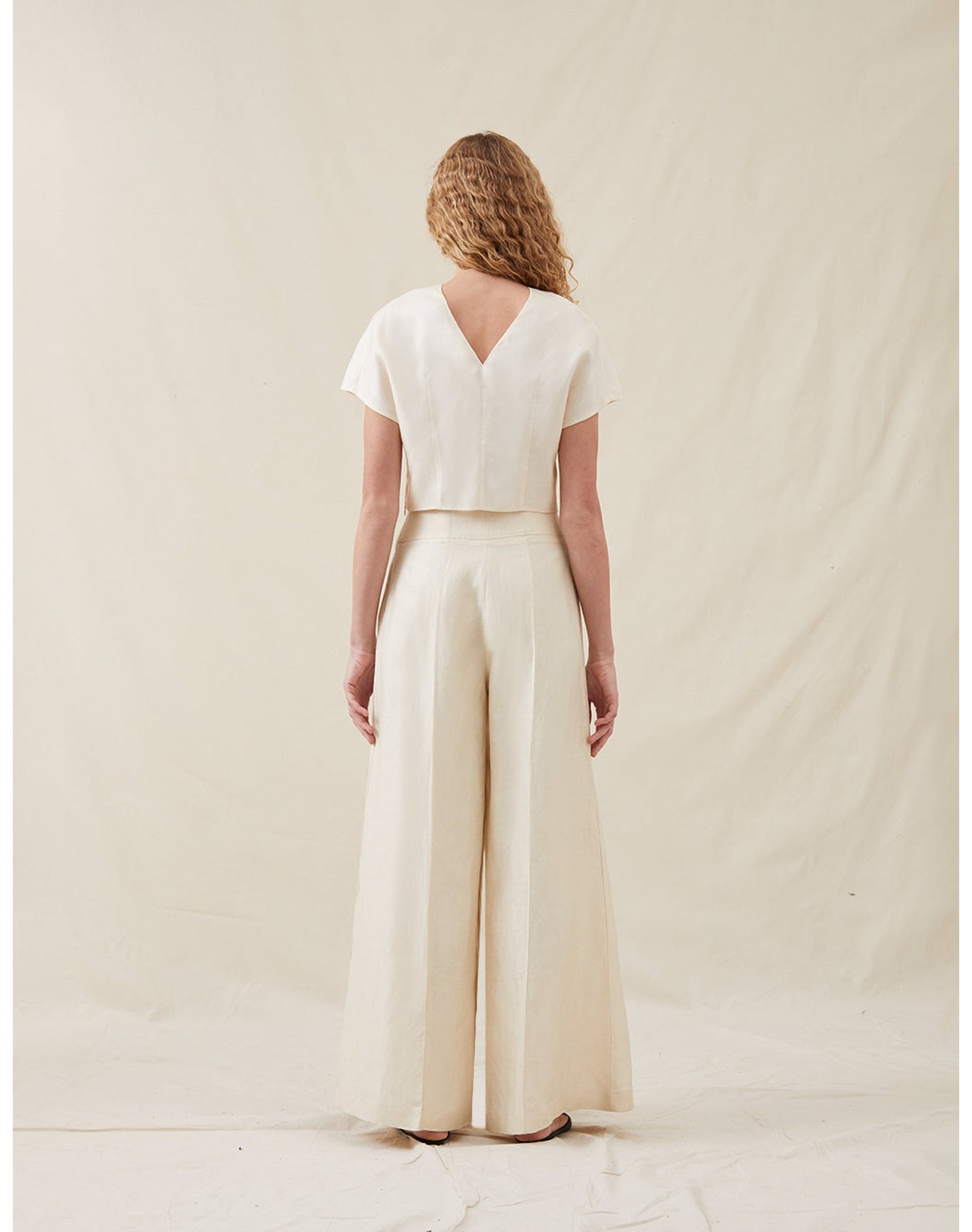 The Shell Top In Organza | Pearl