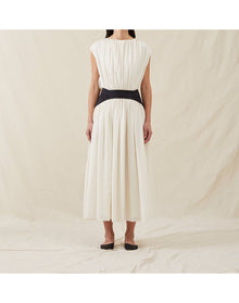 The Soft Gathered Dress | Ivory