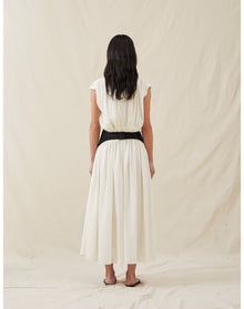The Soft Gathered Dress | Ivory