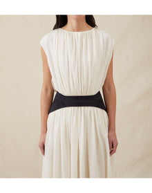 The Soft Gathered Dress | Ivory