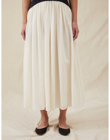 The Soft Gathered Dress | Ivory