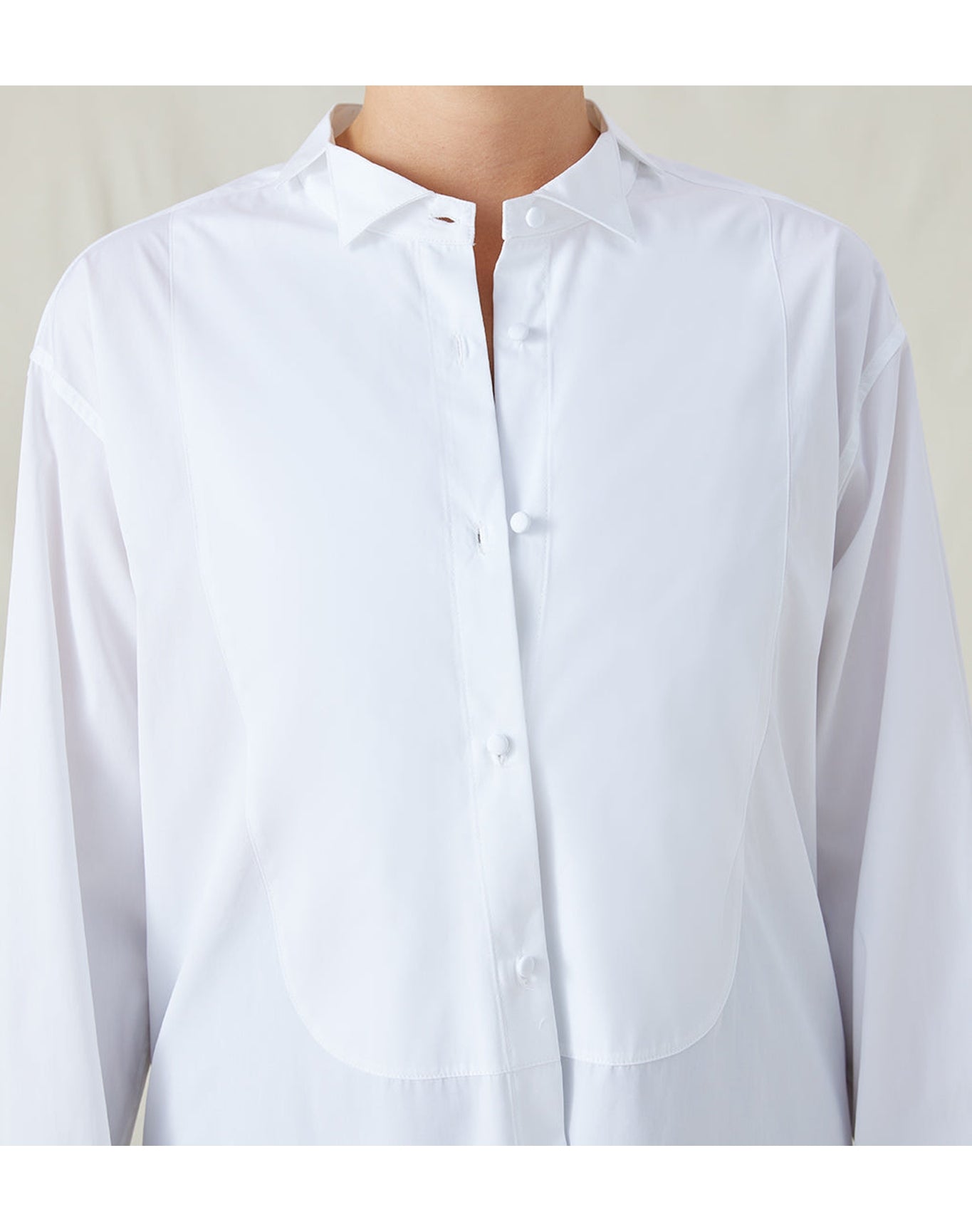 The Tuxedo Shirt | White