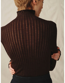 The Whisper Turtleneck | Chocolate