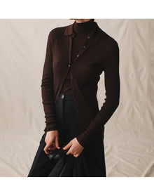 The Whisper Turtleneck | Chocolate