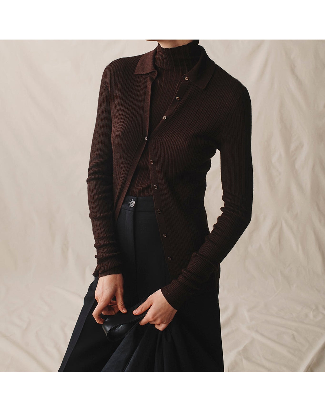 The Whisper Turtleneck | Chocolate