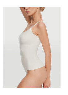 Thin Strap Tank Top | White